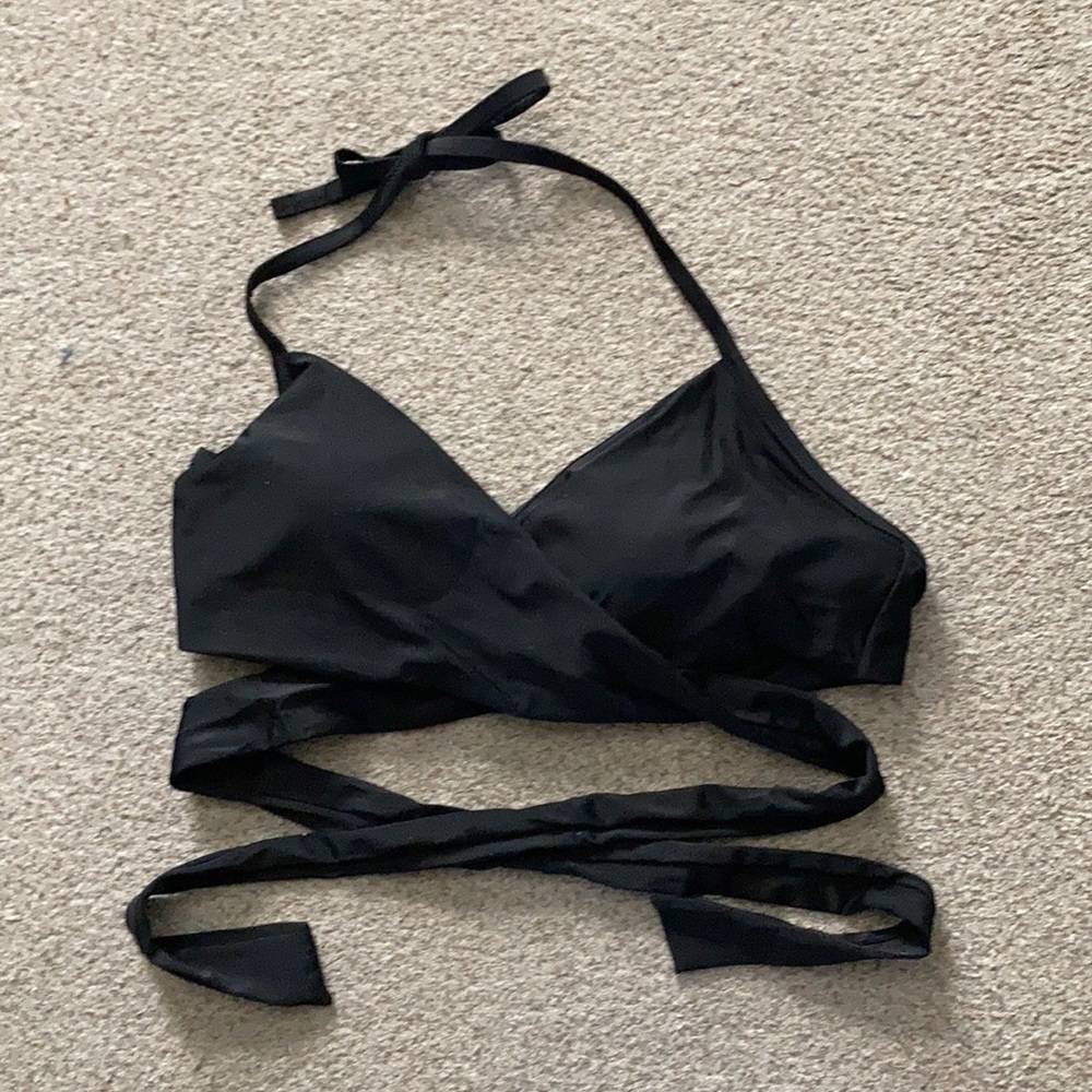 Aerie XL Wrap Halter bikini top
